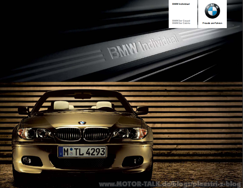 Bmw e46 cabrio prospekt pdf #6