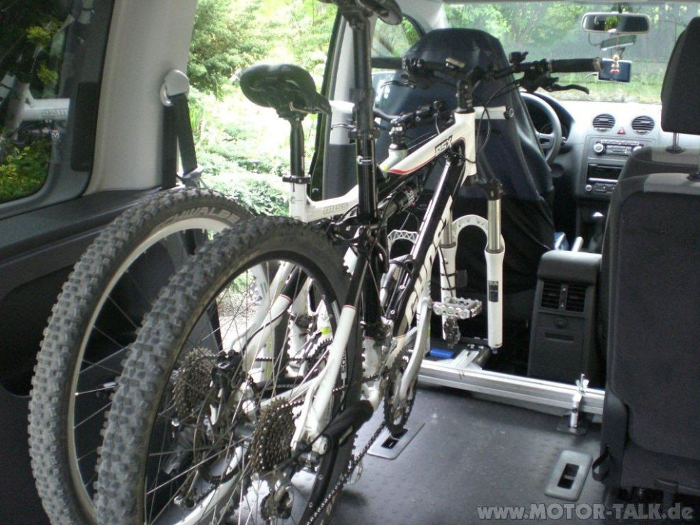 caddy fahrrad innenraumträger