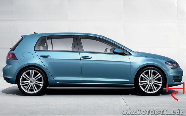 Vw-golf-7-04 : Maße der Frontschürze gesucht : VW Golf 7 ...