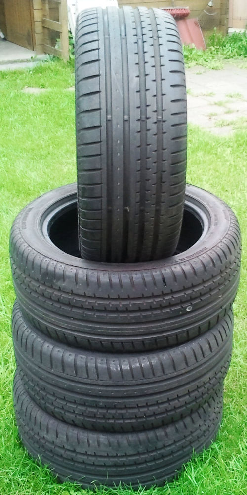 4x 245/45 R17 95W CONTINENTAL Sommerreifen 7mm : Biete