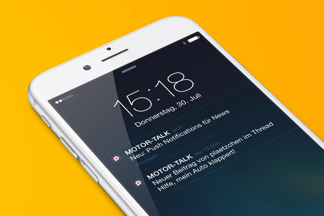 Die MOTOR-TALK-App pusht jetzt auch News | Community Magazin