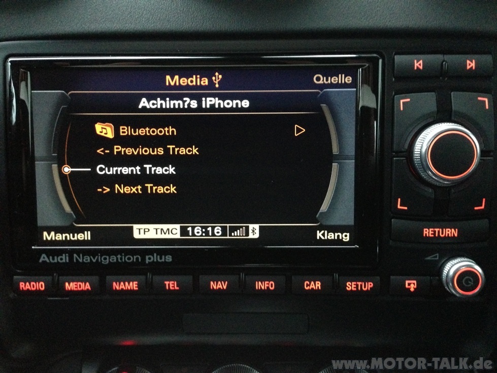 Audi music interface bluetooth