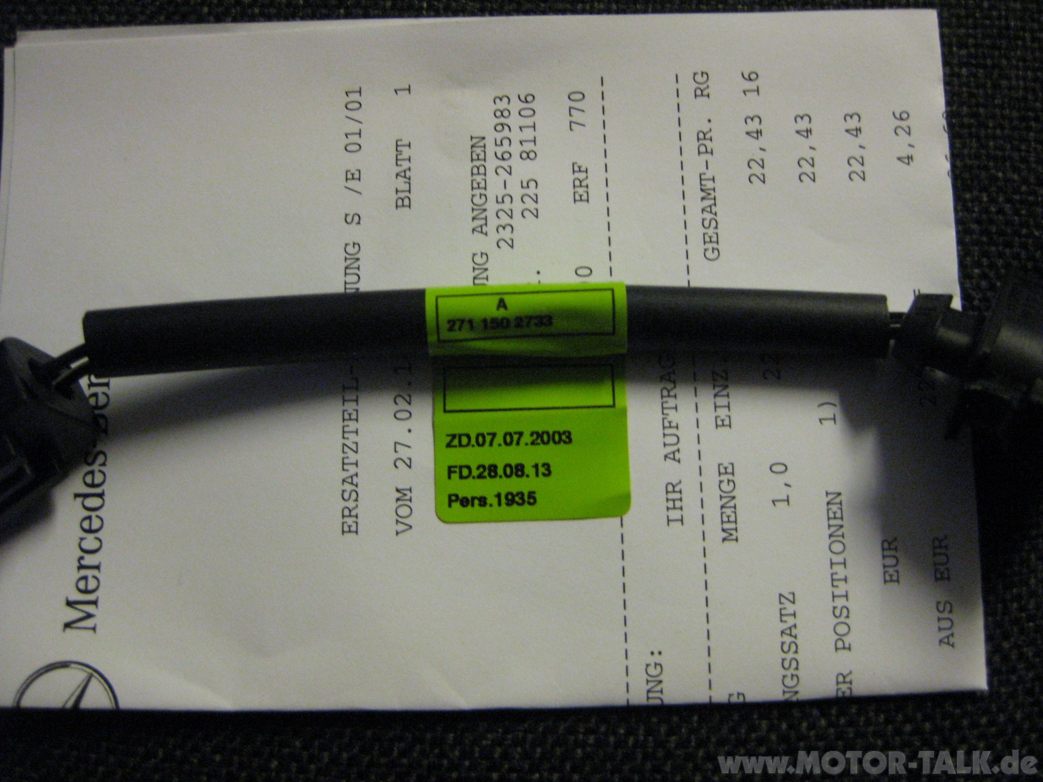 0 Apr Car >> Ölstoppkabel Ölstopkabel Stecker W203 Mercedes C-Klasse Nockenwellensensor A2711502733 ZD07. 07 ... 0 Apr Car >> Ölstoppkabel Ölstopkabel Stecker W203 Mercedes C-Klasse Nockenwellensensor A2711502733 ZD07. 07 ...