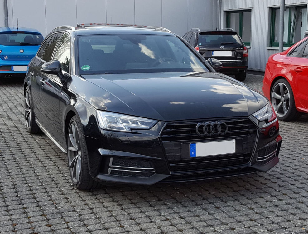 Schwarz2 Erste Bilder vom Glanzpaket Schwarz Audi A4 B9 208411717