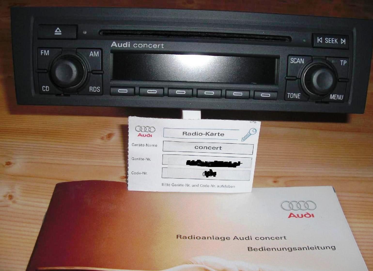 Audi concert cd