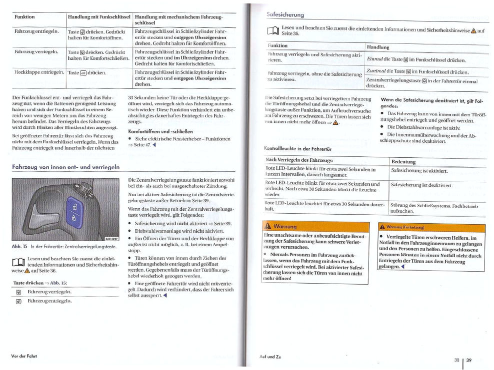 Safelock volkswagen что это