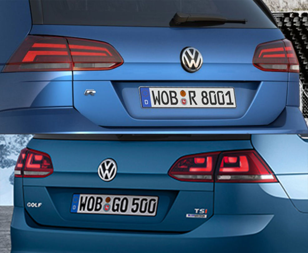 Heckleuchtenvariant : Golf 7 Variant LED Rückleuchten : VW ...