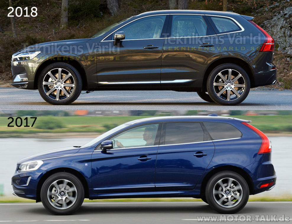 Volvoxc602017vs2018 VOLVO XC 60 II erstes