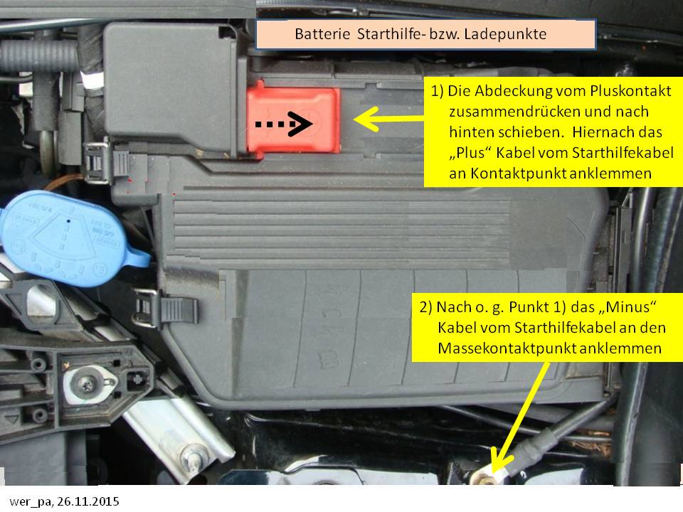 Batterie-fremdstart-und-laden : 12 Volt Steckdosen : Mercedes B-Klasse ...