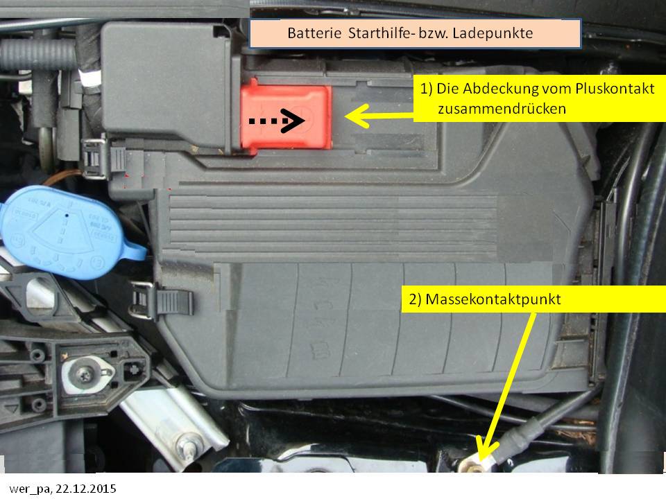 Batterie-fremdstart-und-laden : Dauerplus Im Motorraum? Batterie Direkt ...