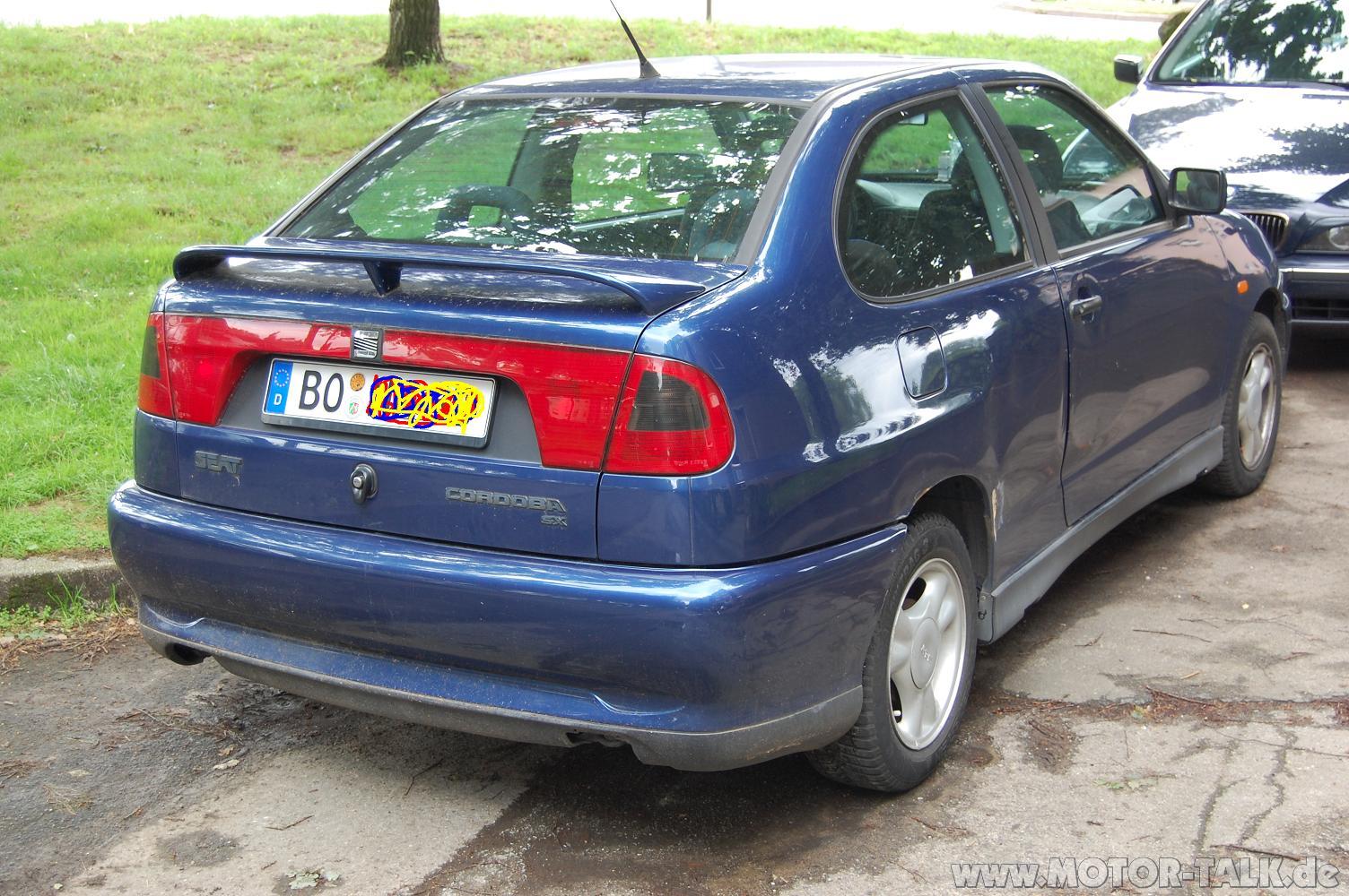 Seat Cordoba 1.6 mpi sx mit 75 ps bj 97 : Biete