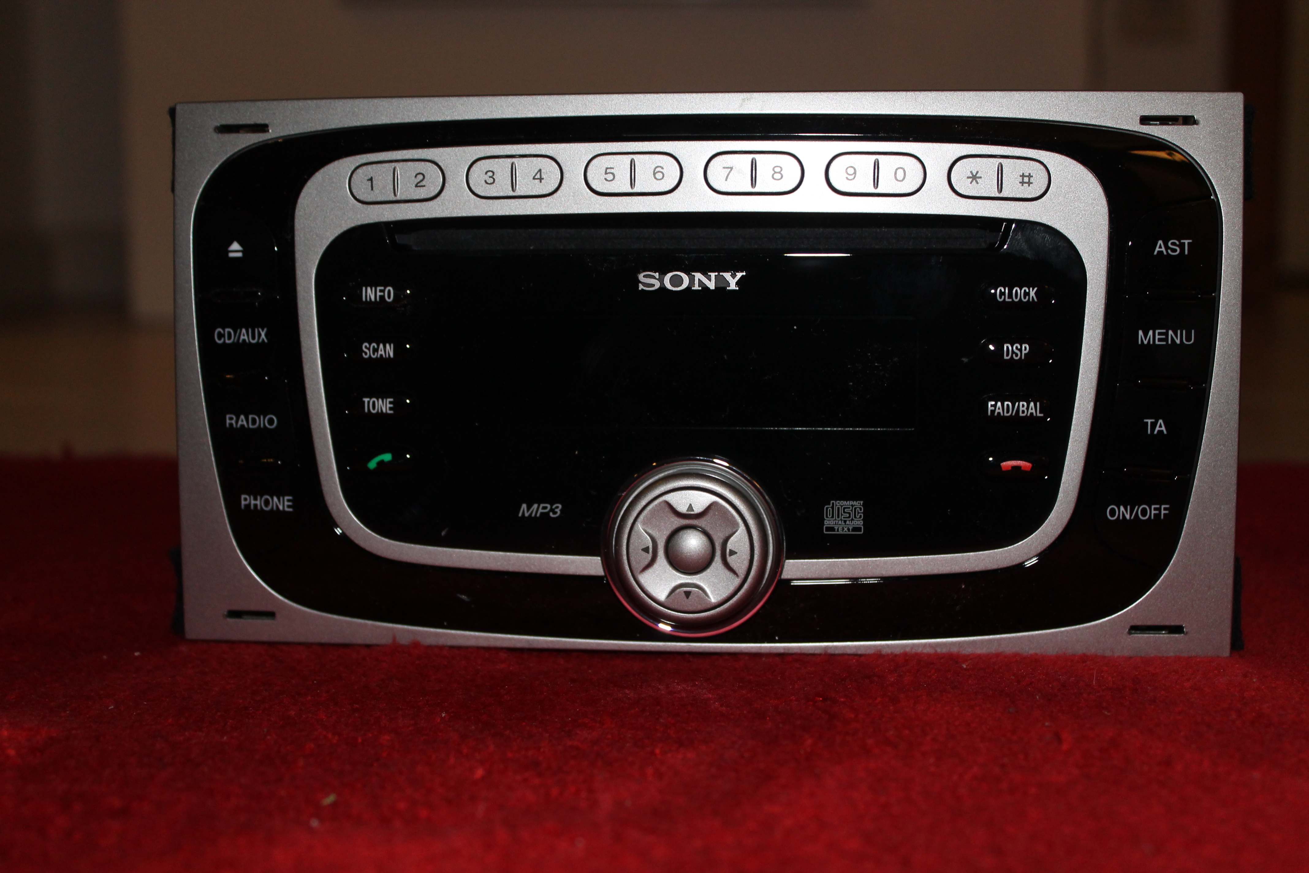 Ford sony stereo code #7