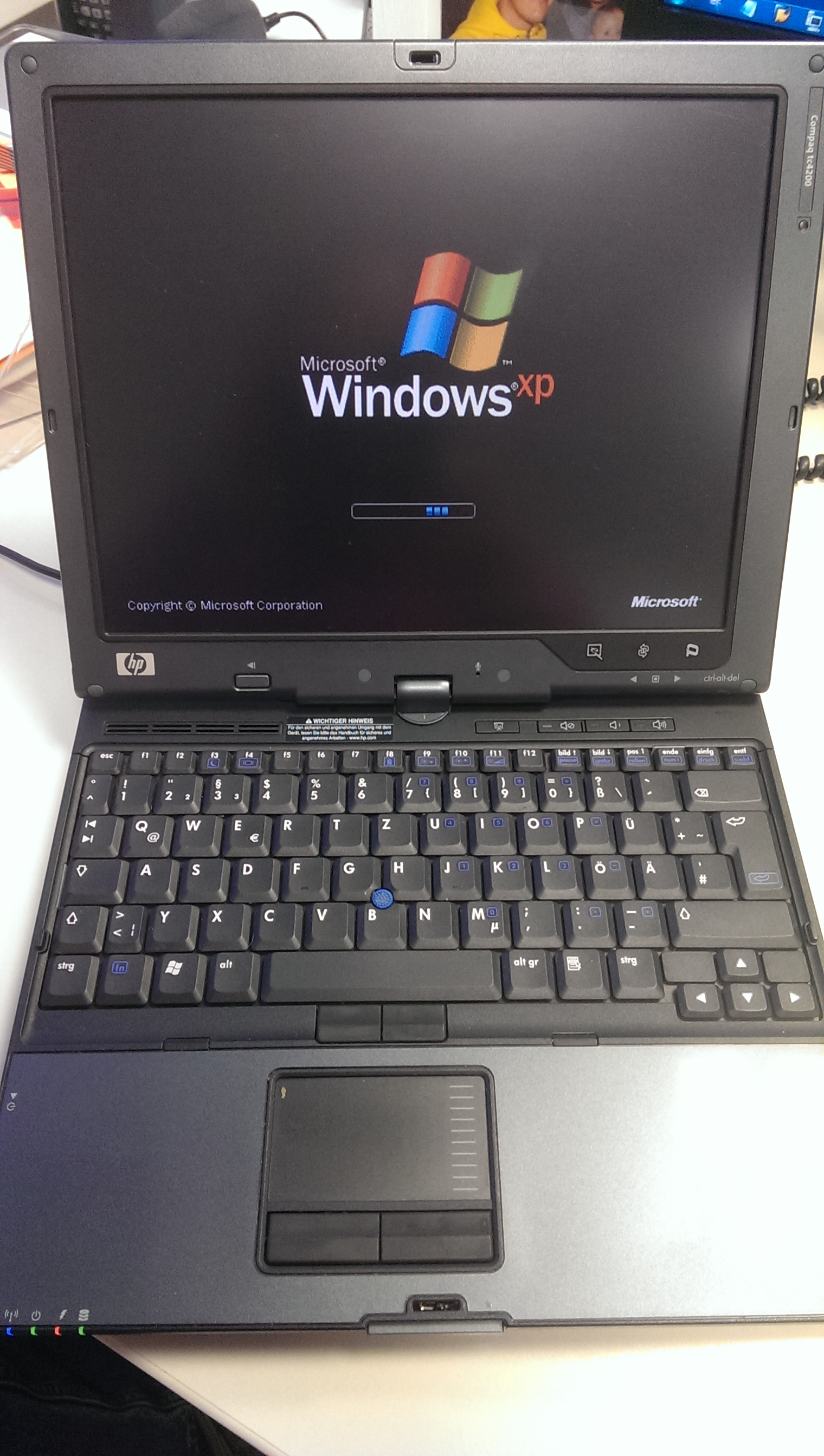 Hp compaq tc4200 апгрейд