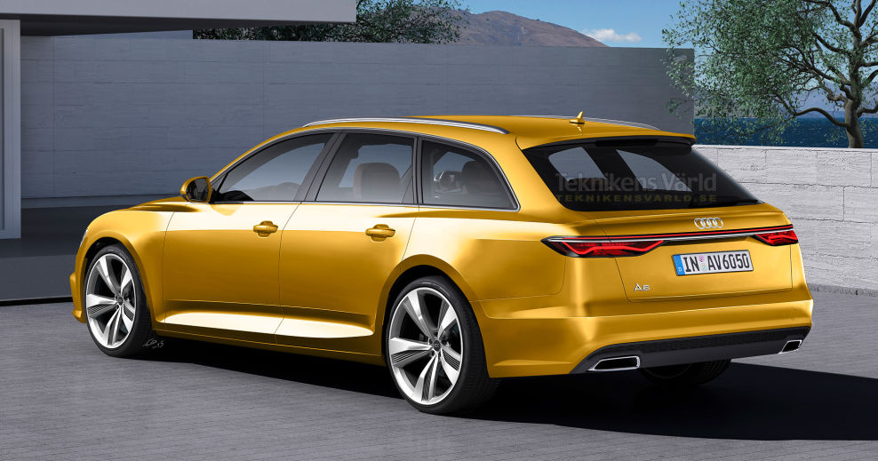 Audi-a6-c8-2017-back-illustration : A6 Neues Modell C8 ...