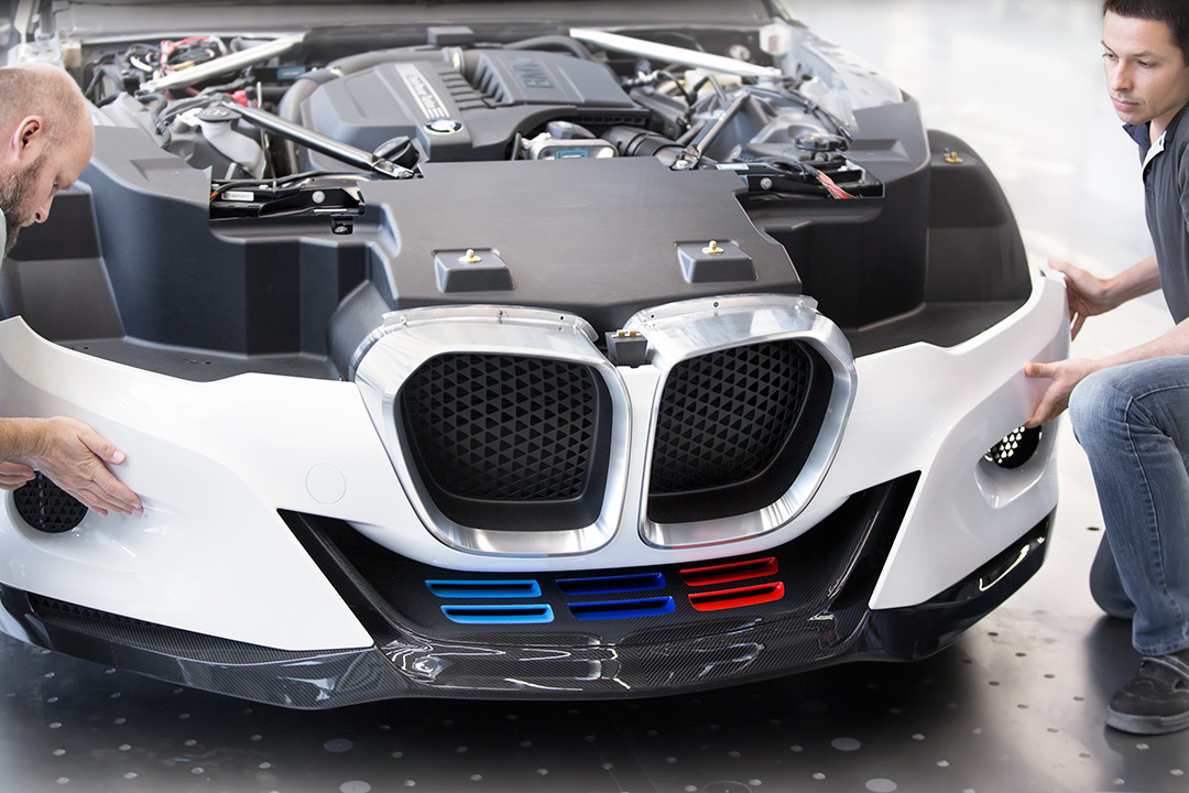 BMW 3.0 CSL Hommage R die Scheinwerfer