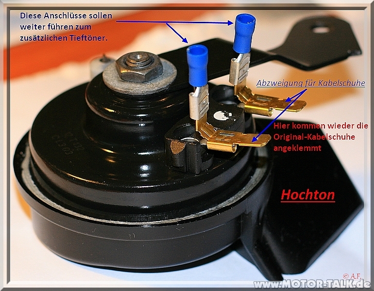 Hupe-hochton-0403 : Hupe einbauen mit zusätzlichem ...