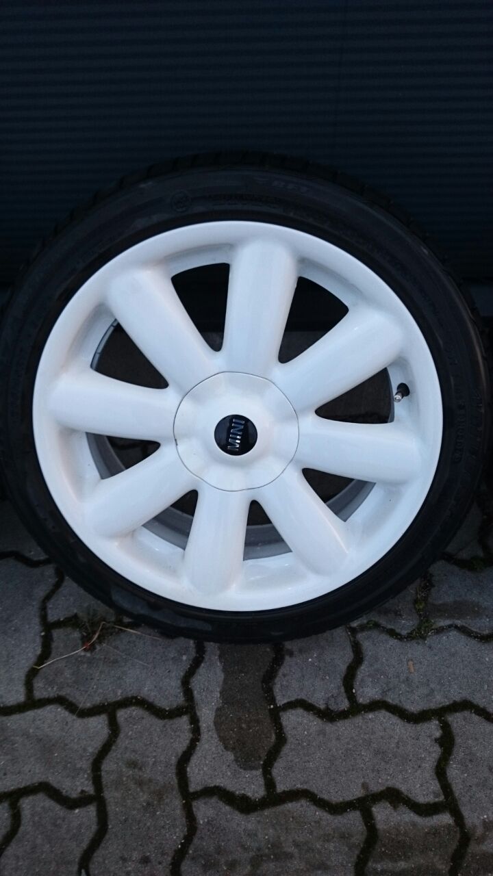 MINI Alufelgen Cooper S R56 Crown Spoke 104 weiß 17 Zoll : Biete
