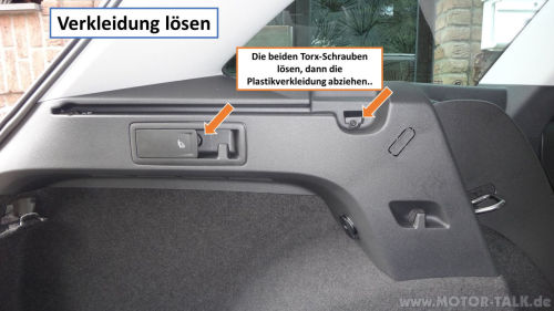 Selbsteinbau Anhängerkupplung (AHK) in einen Seat Leon ST