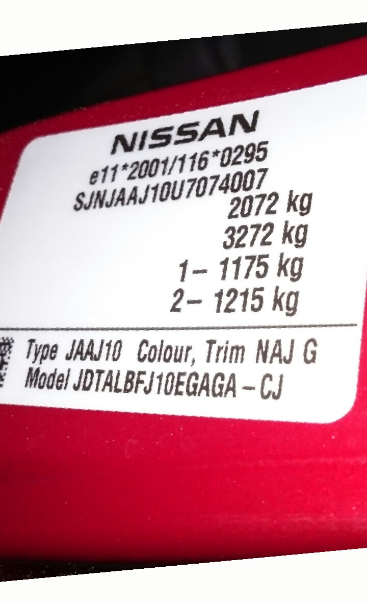 Sketch-1433751205788 : Farbcode : Nissan Juke, Qashqai & X ...