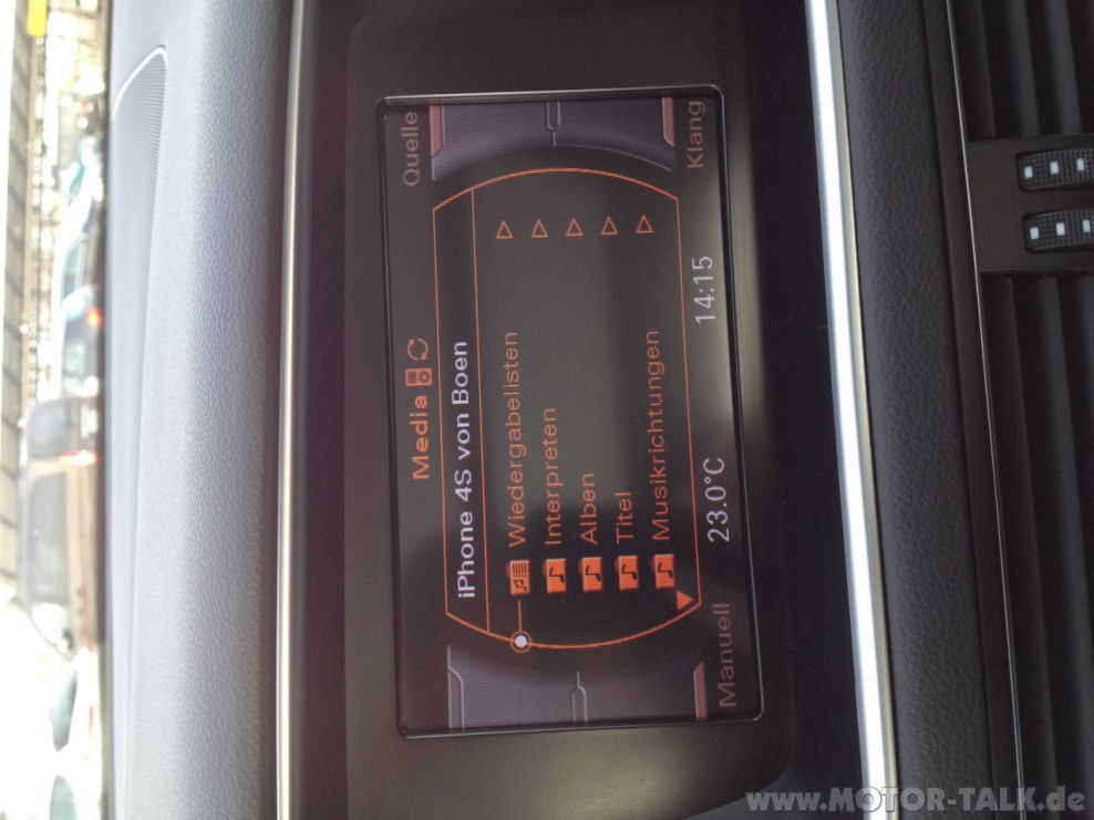 Audi music interface bluetooth