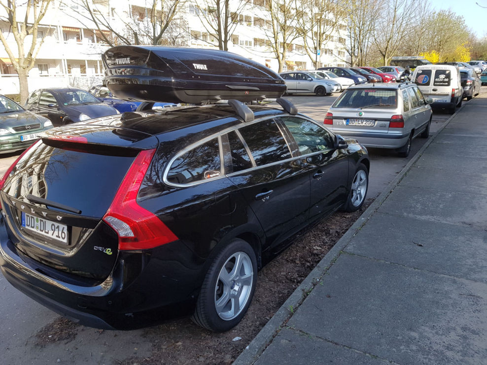 20170401-163735 : Volvo V60 Dachträger ohne Reling (Pro ...