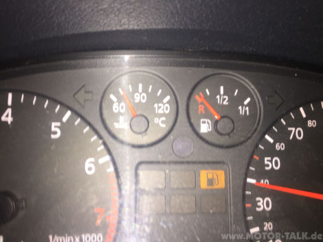 Temperaturanzeige / Klimaanzeige - Tankanzeige : Audi A4 B5