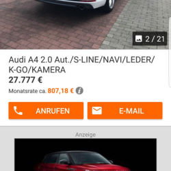Unterhaltskosten Audi A4 Start Forum Auto Audi A4