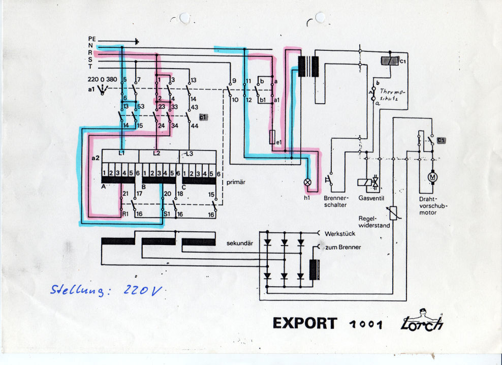 Lorch-export-schaltung-220-v : Welches Schutzgas ...