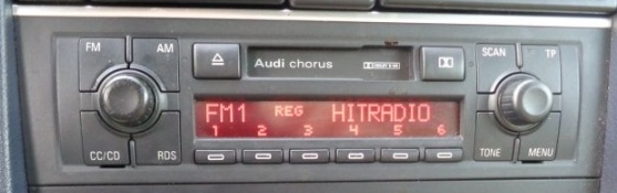 Audi chorus дисплей