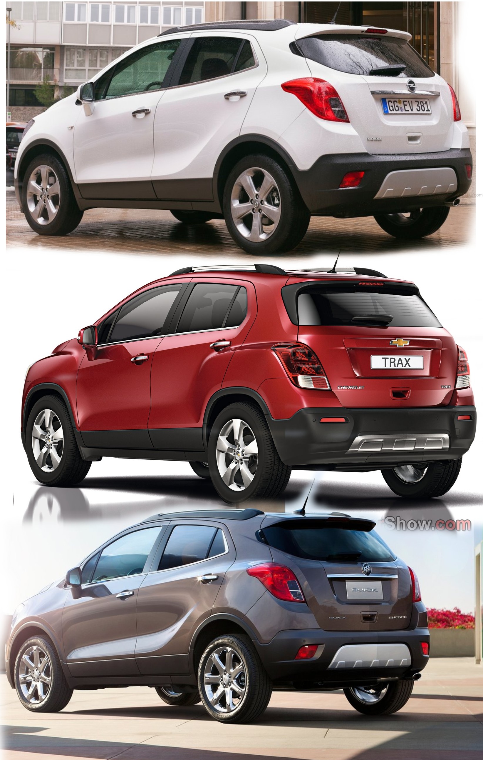 opel mokka или chevrolet tracker