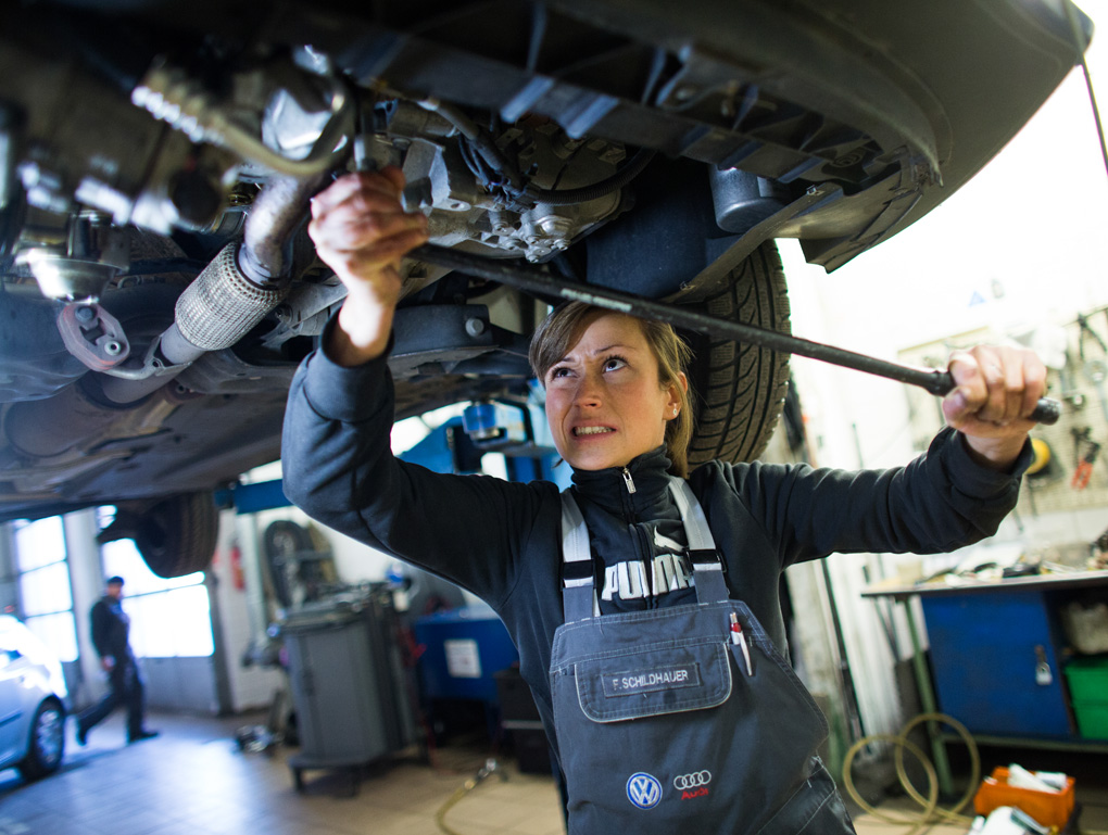 Deutschlands beste KfzMechatronikerin Technik