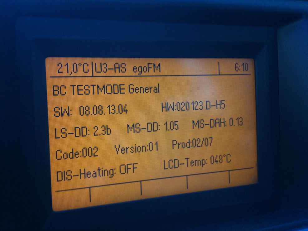 Testmode bc opel