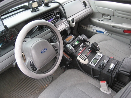 Ford crown victoria police interceptor center console #6