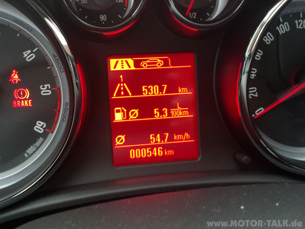 Opel Astra J Bordcomputer 2012-01-28-13-29-18-753 : Erweiterte Ausführung des Uplevel-Displays