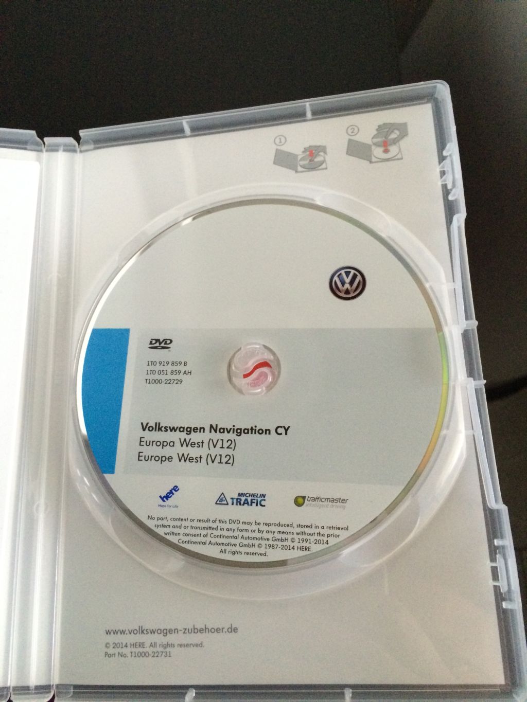 Volkswagen navigation dvd