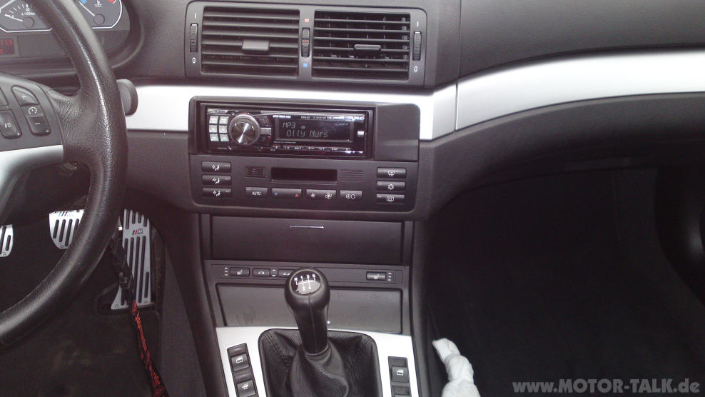 17022012319 Einbau Doppel Din Radio BMW 3er E46