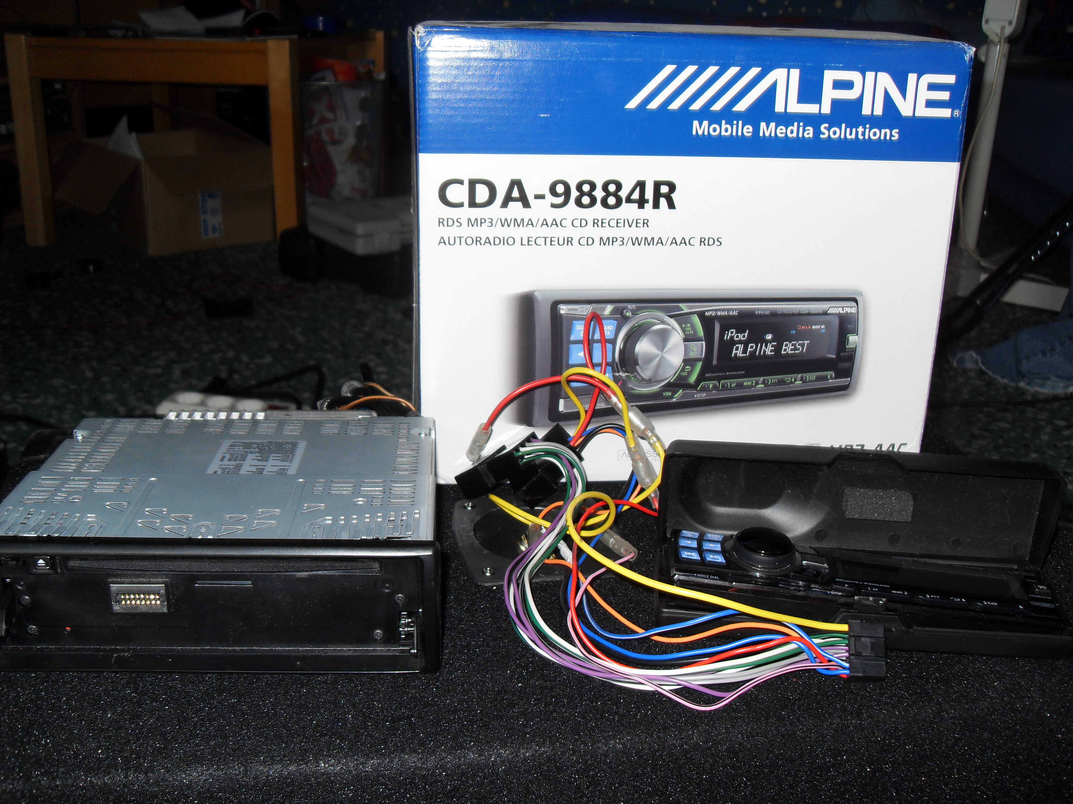 Alpine CDA 9884 R 1Jahr Gantie OVP : Biete Car Audio