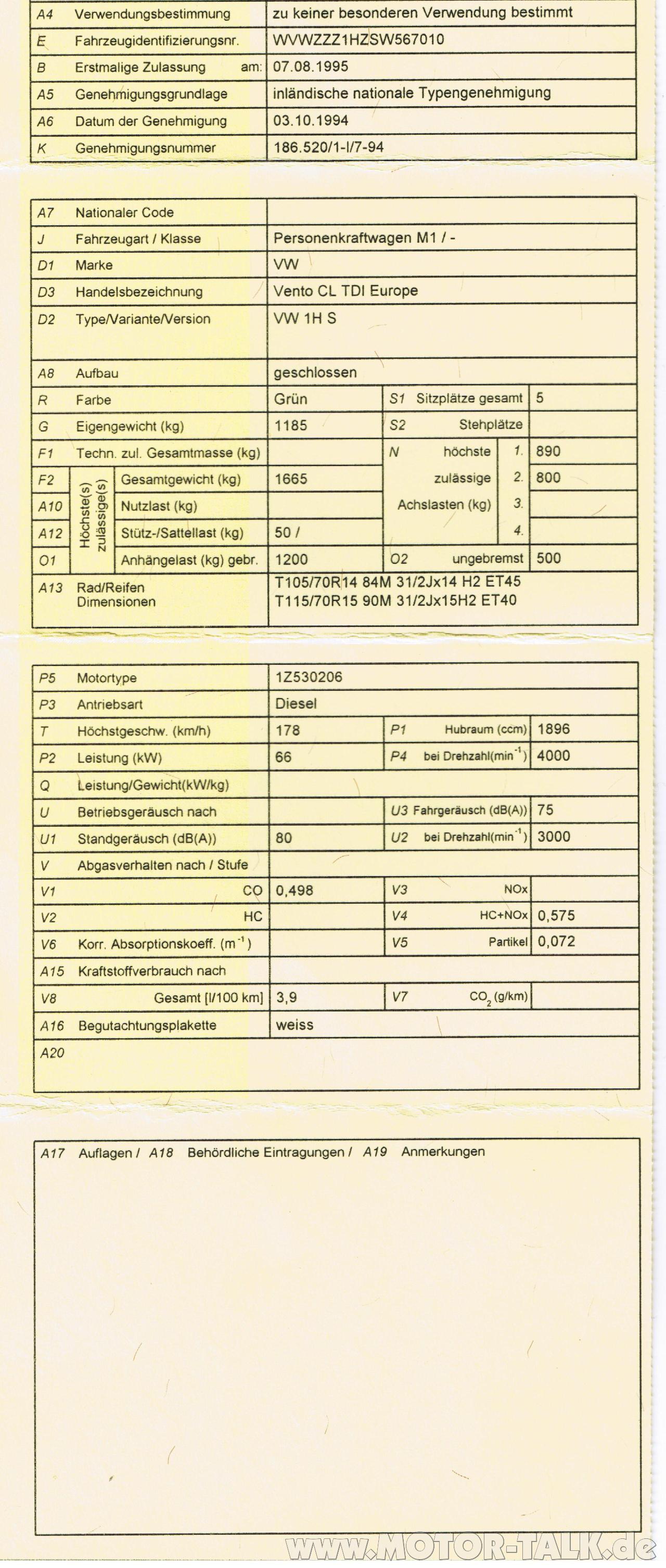 zulassungsschein vw vento 1544168895121090717