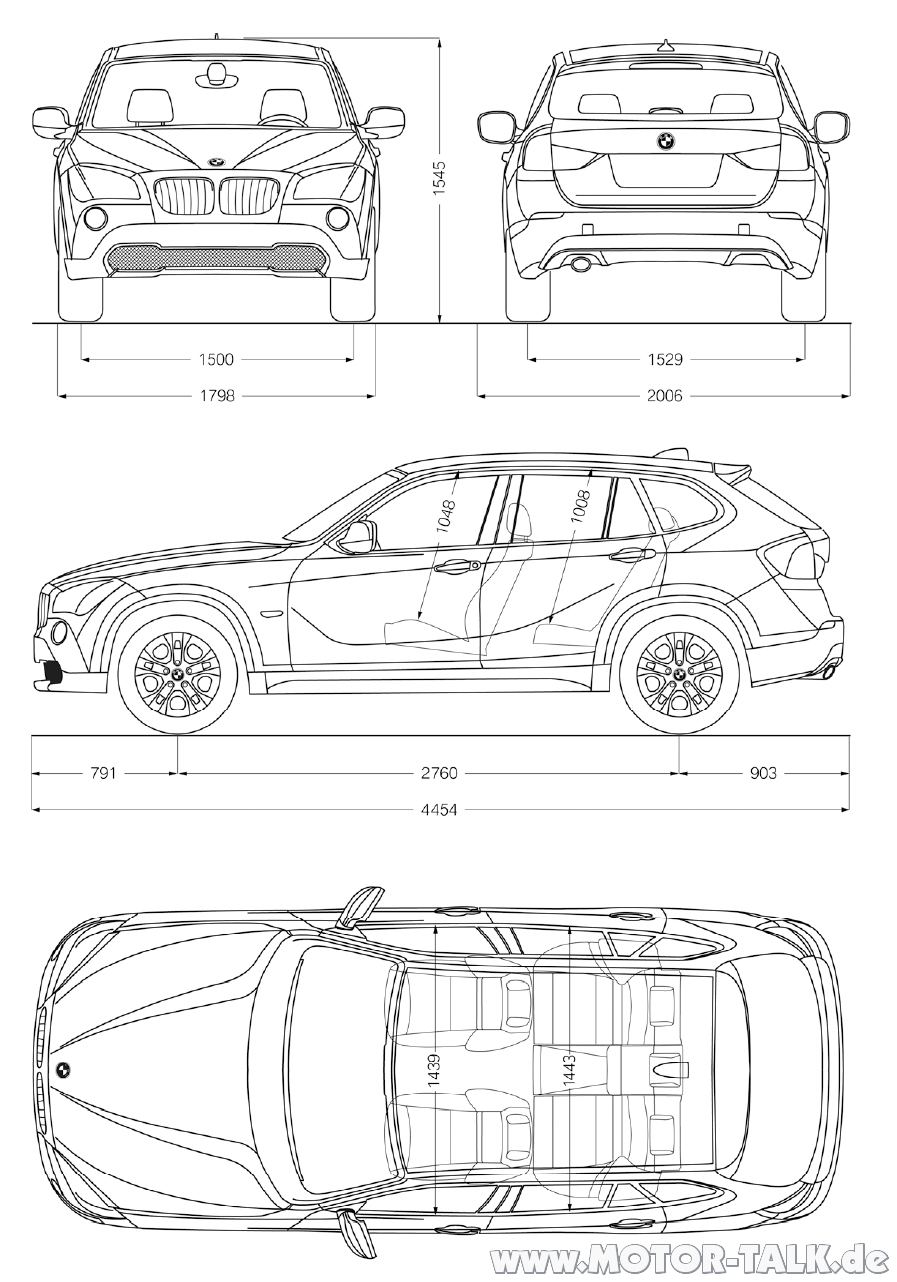 Bmw X3 E83 Abmessungen