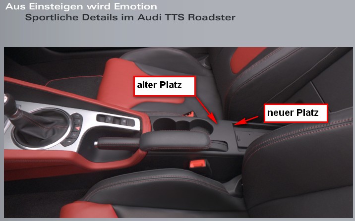 AUX-Buchse im TTS : Audi Music Interface & iOS : Audi TT 8J : #202909536
