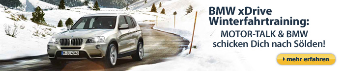 BMW xDrive Winterfahrtraining Bewerbung